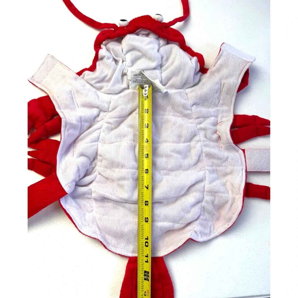 Pet Halloween Lobster Dog Costume Red S Medium Sea Creature Animal Hooded S/M